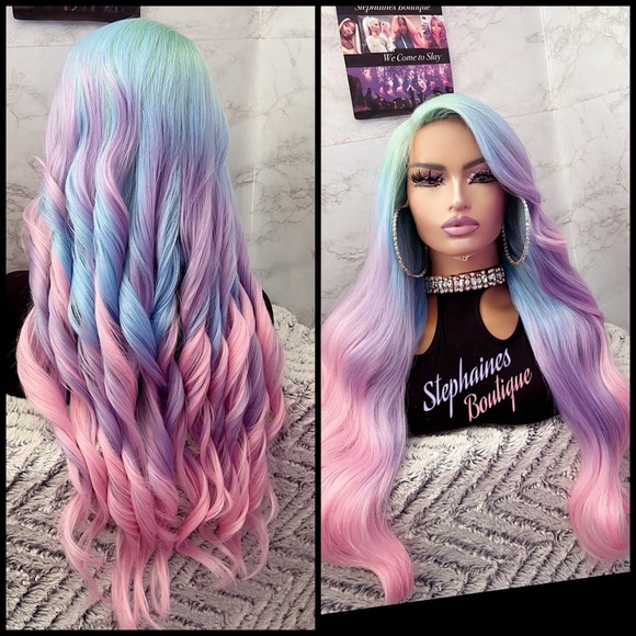 Human Hair Blended Lace Front Wig